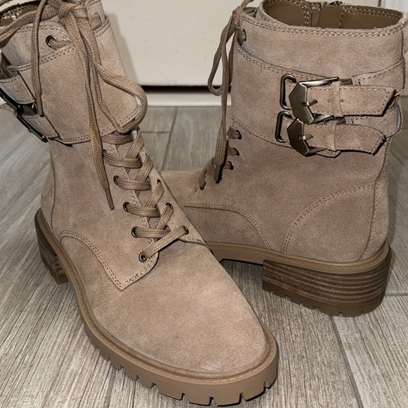 Vince Camuto Fawdry Combat Boot Wild Mushroom Size 7 NWOT - Picture 12 of 14